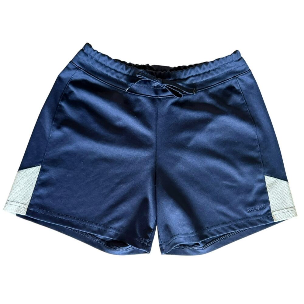 Reebok Workout Shorts Athletic Pull On Womens XS Navy Blue